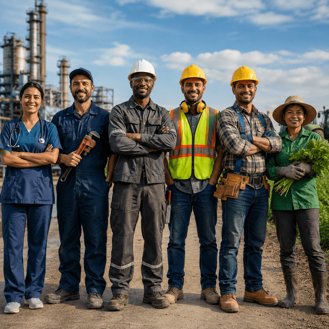 Diverse reliable frontline and industrial workforce